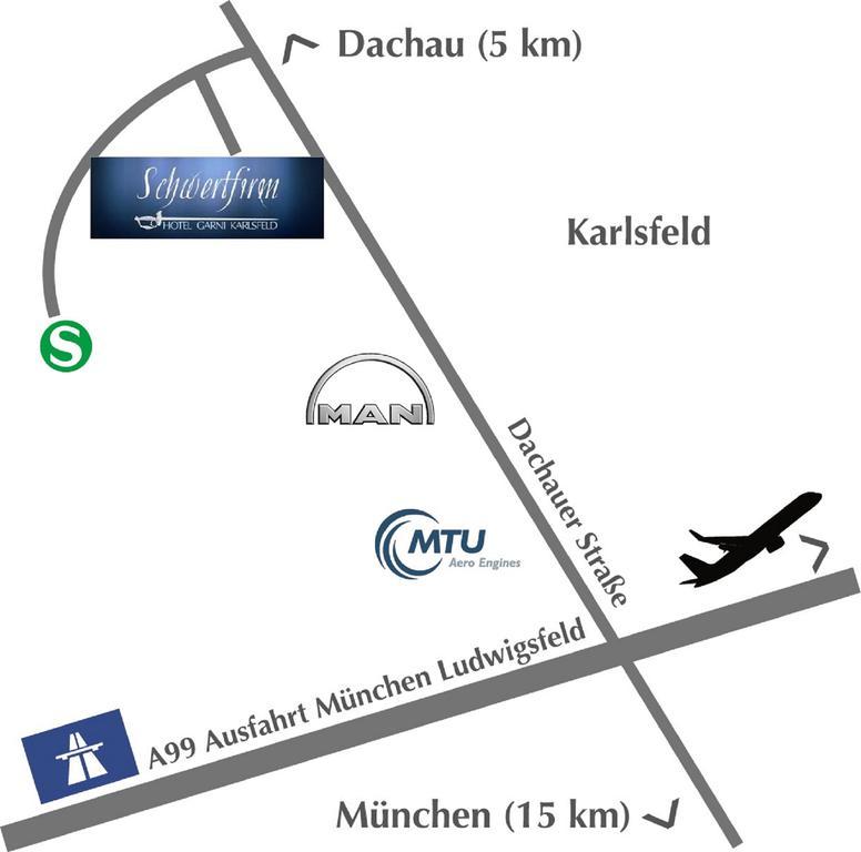 קארלספלד Hotel Schwertfirm מראה חיצוני תמונה